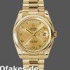 Super Clone Unisex's Rolex Day-Date 36mm Unisex-118208-Champagne Dial-Arabic Numeral Hour Markers-Yellow Gold Champagne
