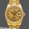 Super Clone Unisex's Rolex Day-Date 36mm Unisex-118208-Champagne Dial-Roman Numerals Champagne