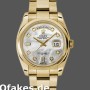 Super Clone Unisex's Rolex Day-Date 36mm Unisex-118208-Mother of Pearl-Diamond Dial MOP