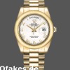 Super Clone Unisex's Rolex Day-Date 36mm Unisex-118208-Mother of Pearl-Roman Numeral Dial MOP