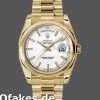 Super Clone Unisex's Rolex Day-Date 36mm Unisex-118208-White Dial White