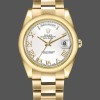 Super Clone Unisex's Rolex Day-Date 36mm Unisex-118208-White Roman Dial-Roman Numerals White