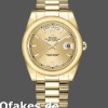 Super Clone Unisex's Rolex Day-Date 36mm Unisex-118208-Yellow Gold-Champagne Dial Champagne