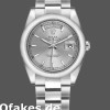 Super Clone Unisex's Rolex Day-Date 36mm Unisex-118209-Silver Dial Silver