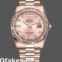 Super Clone Women's Rolex Day-Date 36mm Women's-118235-Pink Diamond Dial Pink