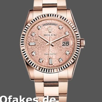 Super Clone Women's Rolex Day-Date 36mm Women's-118235-Pink Jubilee Dial Pink Jubilee<br />