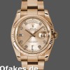 Super Clone Unisex's Rolex Day-Date 36mm Unisex-118235-Rose Gold-Champagne Diamond Dial Champagne