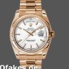 Super Clone Unisex's Rolex Day-Date 36mm Unisex-118235-White Dial White