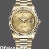 Super Clone Unisex's Rolex Day-Date 36mm Unisex-118238-Champagne Dial Champagne