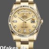 Super Clone Unisex's Rolex Day-Date 36mm Unisex-118238-Champagne-Diamond Dial Champagne