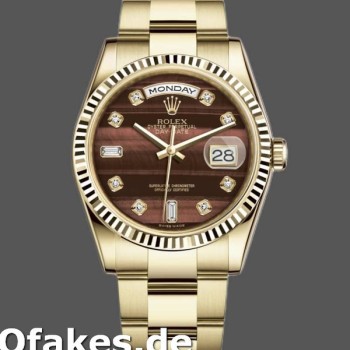 Super Clone Unisex's Rolex Day-Date 36mm Unisex-118238-Oyster Bracelet-Diamond Bulls Eye Dial Bulls Eye