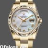 Super Clone Unisex's Rolex Day-Date 36mm Unisex-118238-White MOP-Roman Dial MOP