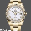Super Clone Unisex's Rolex Day-Date 36mm Unisex-118238-White Roman Numeral Dial White<br />