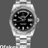 Super Clone Unisex's Rolex Day-Date 36mm Unisex-118239-Black Diamonds Dial Black<br />
