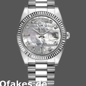 Super Clone Unisex's Rolex Day-Date 36mm Unisex-118239-MOP Dial MOP