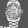 Super Clone Unisex's Rolex Day-Date 36mm Unisex-118239-MOP-Diamond Dial MOP