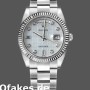 Super Clone Unisex's Rolex Day-Date 36mm Unisex-118239-Mother of Pearl-White Dial MOP