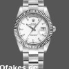 Super Clone Unisex's Rolex Day-Date 36mm Unisex-118239-White Gold-White Dial White