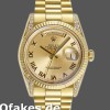 Super Clone Unisex's Rolex Day-Date 36mm Unisex-118338-Champagne Dial-Roman Numerals Champagne