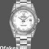 Super Clone Unisex's Rolex Day-Date 36mm Unisex-118339-White Gold-White Dial-Fluted Bezel white<br />