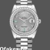 Super Clone Unisex's Rolex Day-Date 36mm Unisex-118346-Rhodium Grey Dial Rhodium Grey