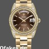 Super Clone Unisex's Rolex Day-Date 36mm Unisex-118388-Chocolate Brown Dial Chocolate Brown&nbsp;<br />