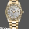 Super Clone Unisex's Rolex Day-Date 36mm Unisex-118388-Diamond Bezel-Meteorite Dial Meteorite<br />