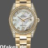 Super Clone Unisex's Rolex Day-Date 36mm Unisex-118388-White MOP-Diamond Dial MOP