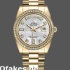 Super Clone Unisex's Rolex Day-Date 36mm Unisex-128348RBR-MOP Dial-Yellow Gold MOP