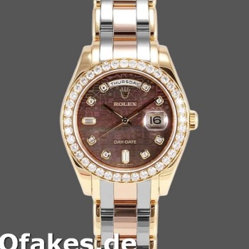 Super Clone Men's Rolex Day-Date-18948, 39mm, Special Edition, Dark MOP Diamond Jubilee Dial, Men’s MOP