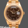 Super Clone Men's Rolex Day-Date-218235, 41mm, Chocolate Brown Dial, Rose Gold, Men’s Chocolate Brown