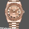 Super Clone Men's Rolex Day-Date-218235, 41mm, Rose Gold, Concentric Circle Champagne Dial, Men’s Champagne