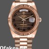 Super Clone Men's Rolex Day-Date-218235, 41mm, Rose Gold, Wave Bronze Dial, Men’s Wave Bronze