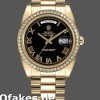 Super Clone Men's Rolex Day-Date-218348, 41mm, Black Roman Dial, Men’s Black