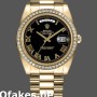 Super Clone Men's Rolex Day-Date-218348, 41mm, Black Roman Dial, Men’s Black