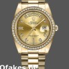 Super Clone Men's Rolex Day-Date-218348, 41mm, Champagne Diamonds Dial, Men’s Champagne