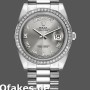 Super Clone Men's Rolex Day-Date-218349, 41mm, Rhodium Grey Dial, Men’s Grey