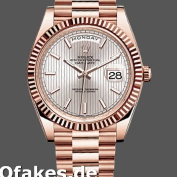 Super Clone Men's Rolex Day-Date-228235, 40mm, Sundust Stripe Motif Dial, Fluted Bezel, Men’s Sundust<br />