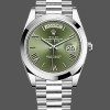Super Clone Men's Rolex Day Date 40-228236, Green Dial, Green