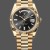 Super Clone Men's Rolex Day-Date-228238, 40mm, Black Diamond Dial, Fluted Bezel, Men’s Black