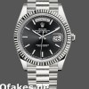 Super Clone Men's Rolex Day-Date-228239, 40mm, Black Index Dial, Fluted Bezel, Men’s Black