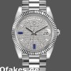 Super Clone Men's Rolex Day‑Date-228239, 40mm, Diamond Paved Dial, Fluted Bezel, Men’s Diamond Paved
