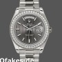 Super Clone Men's Rolex Day-Date-228349RBR, 40mm, Dark Rhodium Dial, Diamond Bezel, Men’s Dark Rhodium