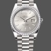 Super Clone Men's Rolex Day‑Date-228349RBR, 40mm, Silver Dial, Diamond Bezel, Men’s Silver