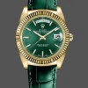 Super Clone Unisex's Rolex Day Date 36-m128399TBR 0019, White Gold, Diamond Bezel, White Dial, White