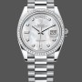 Super Clone Men's Rolex Sky‑Dweller 42-336934 0002, White Gold, Fluted Bezel, Men’s Green Dial