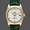 Super Clone Unisex's Rolex Day Date 36-128396TBR 0004, Platinum, Diamonds Bezel, Silver