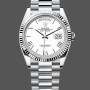 Super Clone Women's Rolex Datejust 31-278274 0010, White Roman Dial, Fluted Bezel, Jubilee, Ladies White