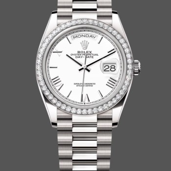 Super Clone Men's Rolex Datejust 41-126334 0024, Automatic, White Dial, White