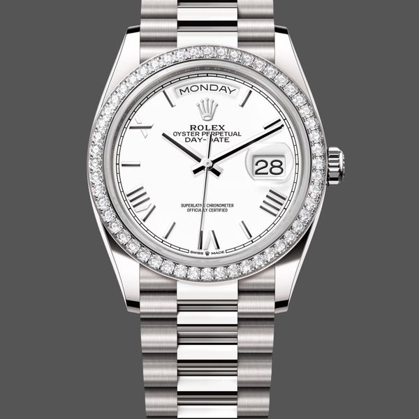 Super Clone Men's Rolex Datejust 41-126334 0024, Automatic, White Dial, White